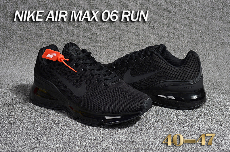 Nike Air Max 06 Run All Black Shoes